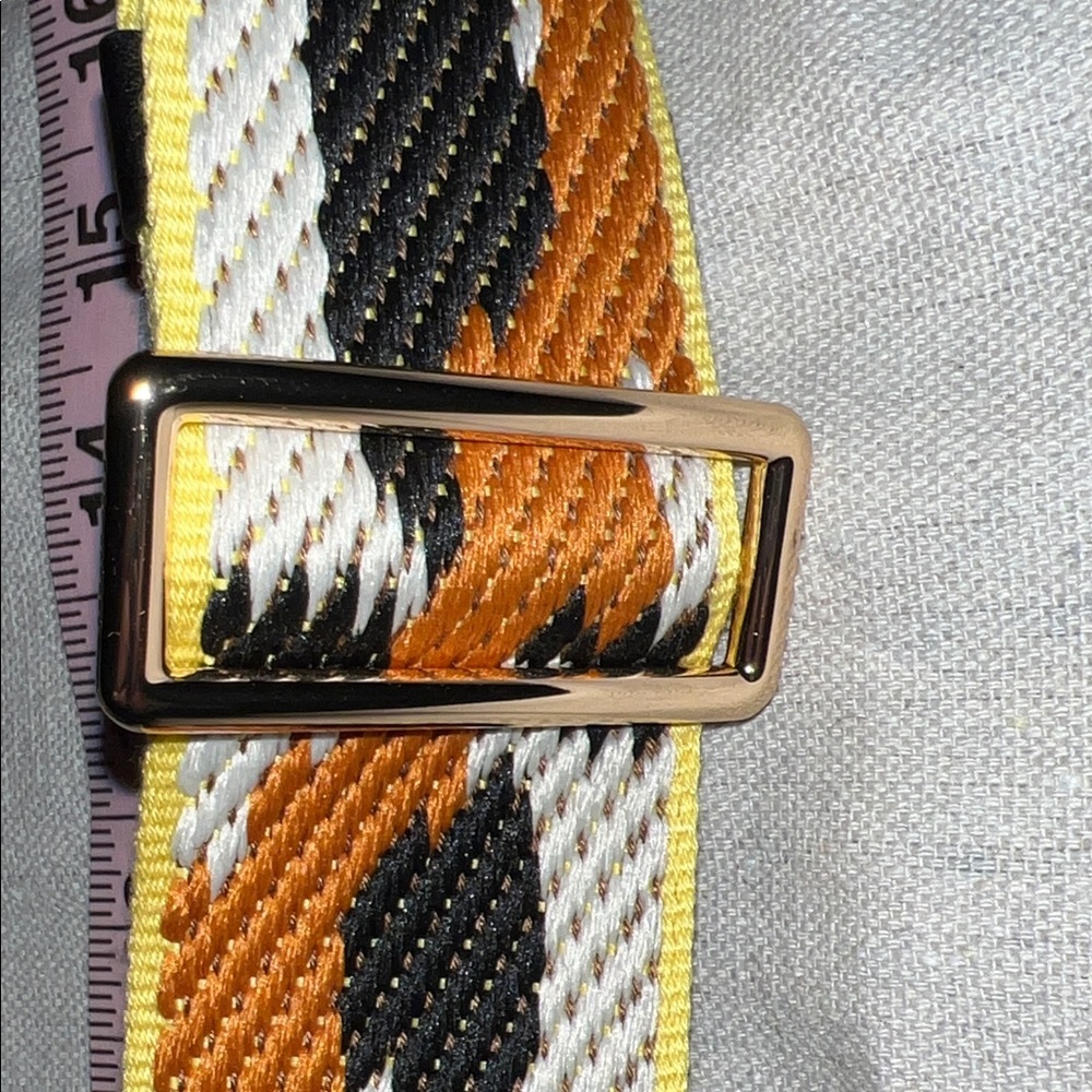 Marc Jacobs Black, Orange, White Crossbody Guitar Bag Strap - Picture 6 of 7